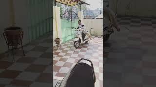 Funny accident driving scooty  #shorts #youtubeshorts girls scooty driving status