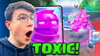 NO SKILL DECK 3 CROWNS EVERYONE IN CLASH ROYALE