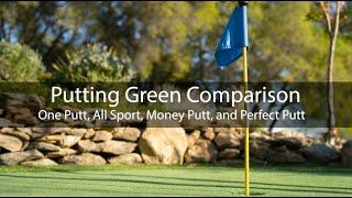 Putting Green Artificial Turf Comparison - 4 Products