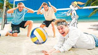 Fabian probiert Volleyball | Der Olympia-Check mit Clemens Wickler, Nils Ehlers und den Looney Tunes