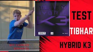 Tibhar Hybrid K3 Belagtest mit Regionalligist Yannick Sprengel