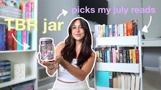 TBR jar prompts pick my reads for July! 🫙