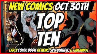 Top 10 New Comic Books October 30th 2024  Reviews, Covers, & Giveaway  Best NCBD Videos On YouTube