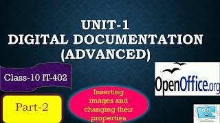 Class-10 IT 402||Unit-1(Part-2) Digital Documentation(Advanced)||Sakshi Puniani