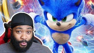 THE NEW SONIC LOOKS AMAZING! | SONIC THE HEDGEHOG MOVIE TRAILER REACTION #NERDBATE