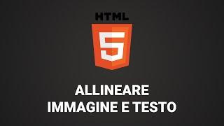 Come allineare immagine e testo in HTML