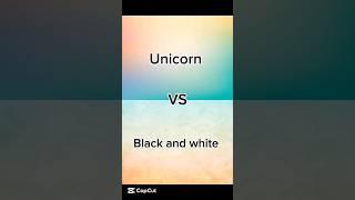 Unicorn vs black and white #fashionaccessories#dressess #fashionstyle#fashionitems       #unicorn