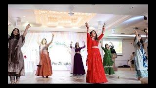 PUNJABI WEDDING RECEPTION DANCE PERFORMANCE | HARNEET & RUPINDER | BRAMPTON CANADA