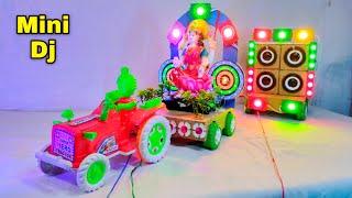 New Gauri Ganesh DJ Light Radha Krishna DJ Trolley Big DJ Truck | Durga puja Visarjan Mini DJ Light