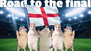 England Road to the final UEFA Euro 2024 CAT MEMES