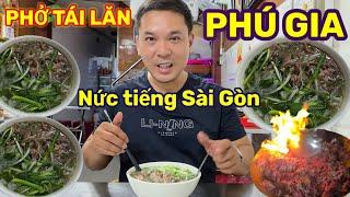 PHỞ PHÚ GIA KHÔNG RAU GIÁ VẪN MÊ HOẶC NGƯỜI SÀI GÒN || Nick Nguyen
