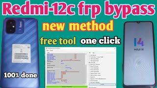 Redmi 12c miui 14 frp bypass new method Mediatek universal tool