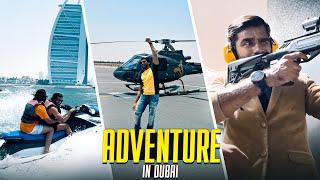 दुबई में कि 1st helicopter & Jetski Ride और चलाई Assault Rifle | Vlog No . 209