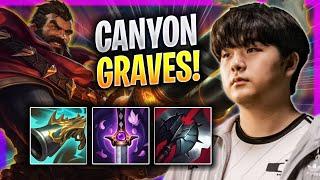 CANYON IS SO CRAZY WITH GRAVES! - DK Canyon Plays Graves JUNGLE vs Lee Sin! | Bootcamp 2023