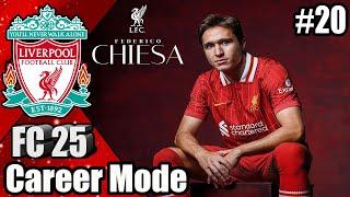 Chiesa 4 Goals! Real Madrid 2nd Leg I FC 25 Liverpool Career Mode #20 I Arsenal & Tottenham Games