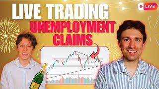 Live Trading Unemployment Claims | GOLD, USD, SPX500 & More!