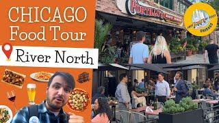 Chicago Food Tour - River North Restaurant and Bar Guide (walking along Clark Street)