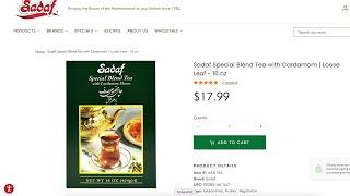 Sabaf   Special Tea with Cardamon Flavor; Tea with Linda