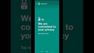 WhatsApp gives status about its privacy policy update