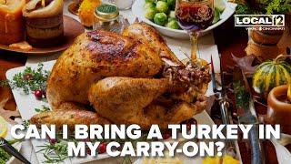 'Can I bring a turkey?' TSA shares guide for traveling with Thanksgiving foods