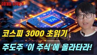 코스피 3000 초읽기, 주도주 '이 주식'에 올라타자!