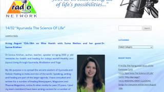 Dr Sonica Krishan Talks in PLV Radio Aired in USA & Canada