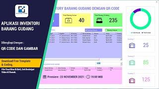 FULL TUTORIAL APLIKASI INVENTORY GUDANG DENGAN QR CODE DAN GAMBAR