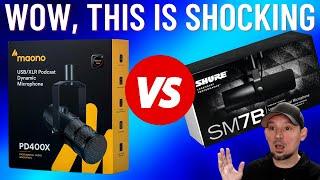 Maono PD400X VS Shure SM7B Sound Comparison | This is Surprising