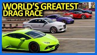 Forza Horizon 5 : World's Greatest Drag Race!!