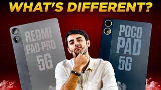 Redmi Pad Pro 5G vs Poco Pad 5G: Don’t believe what you see! 