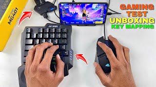 Keyboard or mouse and ANT Esports MG401 unboxing and gaming test setup key mapping full tutorial