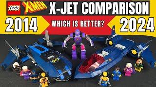 COMPARISON: LEGO X-Men X-Jet (76022 vs 76281)