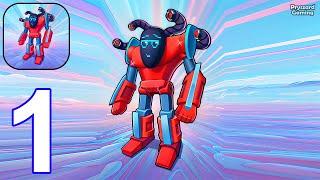 Mechangelion Robot Fighting - Gameplay Walkthrough Part 1 Tutorial Crazy Robot Fighting iOS, Android