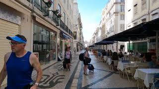 Exploring Lisbon City Center on a Sunny Day: A Walking Tour of Portugal's Capital