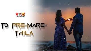 To premare thila jete bharasa️ || Odia new romantic status ||  Human sagar status song