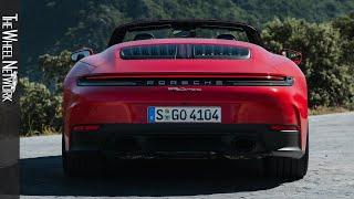 2025 Porsche 911 Carrera Cabriolet | Guards Red | Driving, Interior, Exterior [4K]