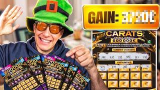 GROS GAINS dans ces NOUVEAUX tickets FDJ ! (600,000 CARRATS)