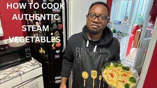 How to Cook Authentic Steam Vegetables Jamaican style