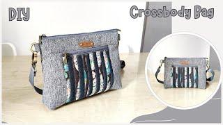 How To Make a Simple Crossbody Bag For Beginners | DIY Simple Crossbody Bag For Beginners