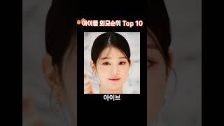 한국인이 뽑은 여자아이돌 외모순위 Top 10 