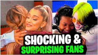 Celebs SHOCKING Fans in The Funniest Ways  (Ariana Grande, Billie Eilish, etc.)