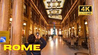 Discover Rome Today: December Walking Tour in 4K