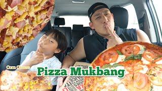 PIZZA MUKBANG - Corn Cheese Pizza? Hawaiian Pig??