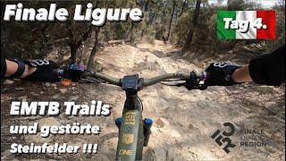 Finale Ligure ! Tag 4.  EMTB Geheimtipp Trails - Little Champery und absolut gestörte Steinfelder !