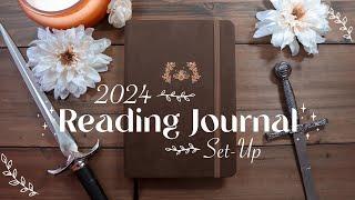 2024 reading journal set up ️ simple & easy spreads