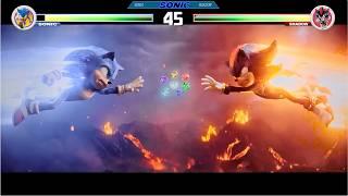 Sonic the Hedgehog 3 - All fight scenes and battles with Healthbars