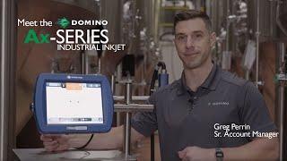 Meet the Domino Ax-Series Industrial Inkjet with one of our Product Coding Specialists