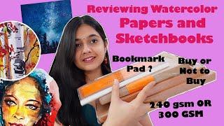 Reviewing Watercolor Sketchbooks, Bookmark Pads and More from Menorah