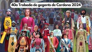 40a Trobada de gegants de Cardona (13/7/2024)