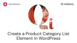 How to Create a Product Category List using Elementor Addons in WordPress